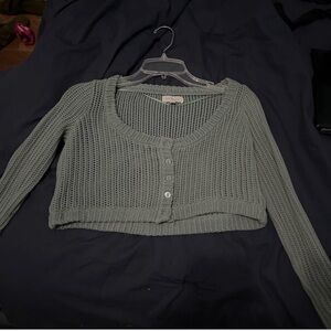 La Hearts Sage Knit Sweater